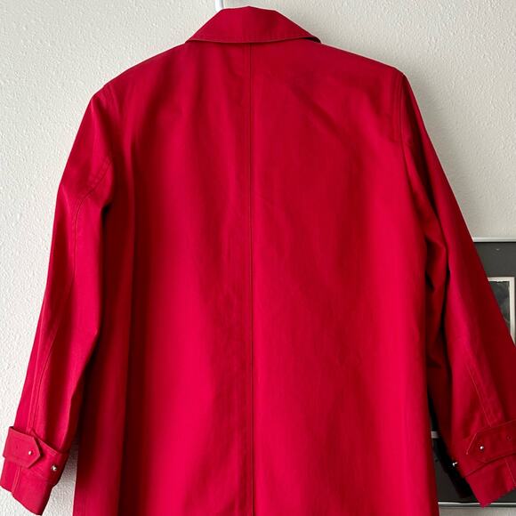 Vintage Talora trench coat jacket cotton lightweight fall  preppy minimalist XS - Picture 9 of 11